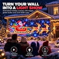Festilume Smart Curtain Lights, RGB DIY Bluetooth APP Christmas Light ...