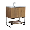 thumbnail image 2 of Allen 30 inch free standing vanity with a integrated white sink, 2 of 5