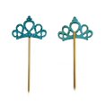 thumbnail image 4 of 6 piezas de fieltro con forma de para decoración de tartas, selecciones para cupcakes para decoración de centro de de tarta de de Azul, 4 of 9