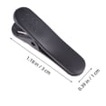 thumbnail image 2 of Houderco 100Ud Clip Para Cable De Auriculares Con Pinza De Cocodrilo Plástica Color Negro, 2 of 8