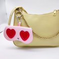 thumbnail image 3 of 2 Pcs Sunglasses Case Soft Bag Cute Pouch Soft Lining Protection Glasses Case Eyewear Pen Case, 3 of 5