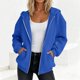 thumbnail image 1 of Neewe Hoodies Shirts for Women Early Fall Long Sleeve Tops Plain Outfits Tops Fashion Full Zip Tees 2025, 1 of 7