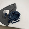 thumbnail image 2 of Bolso Hombro Mezclilla para Mujer Con Pequeño Mano Niñas (oscuro) Azul, 2 of 5