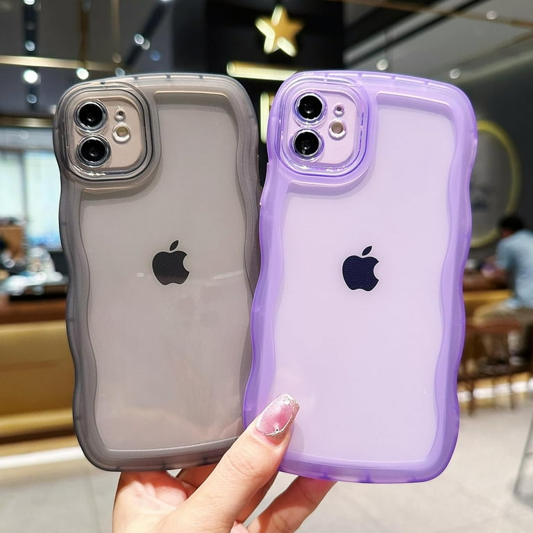 Phone Case for iPhone 11 6.1 inches, Soft Transparent TPU Wavy