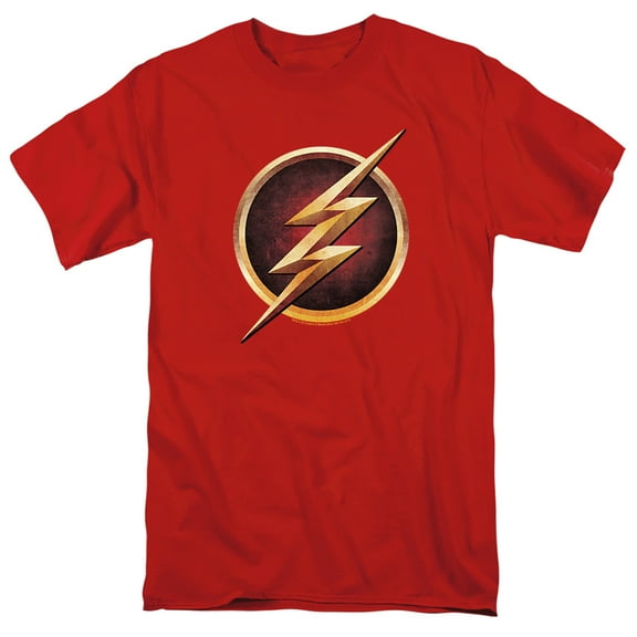 The Flash Chest Logo Unisex Adult T Shirt, Red, 3X-Large