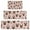 German Shepherd and, variant on German Shepherd and Pioneer Flower Kitchen Rugs Sets Of 3,Kitchen Runner Rugs Non Skid Washable,Decorative Kitchen Floor Mats for Kitchen,Sink,Laundry,17"x30"+ 17"x47" + 17"x59"