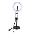 thumbnail image 2 of 10 Pulgadas LED Selfie Parpadea Para Teléfono Inteligente Cámara Video Grabación Macarena Selfie Ring Light Ringlight, 2 of 7