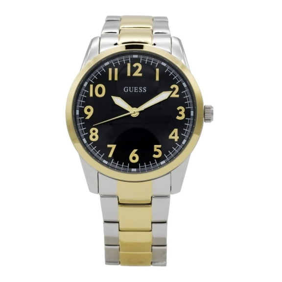 Guess Dress Men's Two-Tone Black Dial Quartz Watch U1323G2