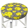 thumbnail image 3 of Fotbe Pirate skulls Pattern Stool Covers Round,Waterproof Round Bar Stool Covers Bar Chair Covers Washable Stool Cushion Slipcover for 12-14 Inch Chair-14 inch, 3 of 7
