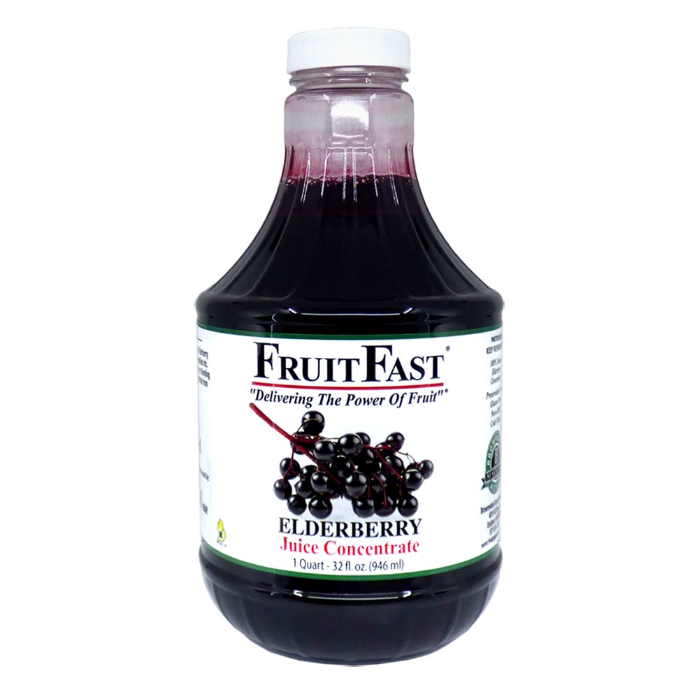 Elderberry Juice Concentrate by FruitFast NonGMO, Gluten and BPA Free