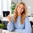 thumbnail image 6 of Simulation Triangle Cheese Shape Squishy for Adults Soft Sensory Gadget Multicolored Realistic Food Office Desk Accessory Pressure Relief Tool 2.8x2.2x1.8 Inch 1 Pack, 6 of 10