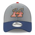 thumbnail image 2 of Men's New Era  Gray/Navy Chase Briscoe Salute 9FORTY Adjustable Hat, 2 of 4