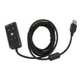 thumbnail image 4 of USB Audio Adapter, 2m Length USB To Audio Jack Sound Card Adapter Plug and Play LED Indicator  for  for, 4 of 7
