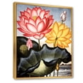 thumbnail image 3 of Designart 'Ancient Flowers II' Traditional Framed Canvas Wall Art Print, 3 of 5