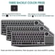 thumbnail image 3 of Bluetooth Wireless Keyboard with Touchpad 7-Colors Backlit 2.4G Rechargeable Trackpad Keyboard for Smart TV, 3 of 5