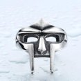 thumbnail image 3 of CHAO Doom Mask Estilo Gladiador Anillo Metal Plata Inoxidable Tamaño 11, 3 of 5