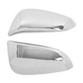 thumbnail image 2 of ANGGREK Wing Mirror Cover,Door Mirror Cover Cap,Exterior Rear View Mirror Cover Protector Adhesive Electroplating Style Replacement For HILUX REVO AN120 AN130 2015-, 2 of 8