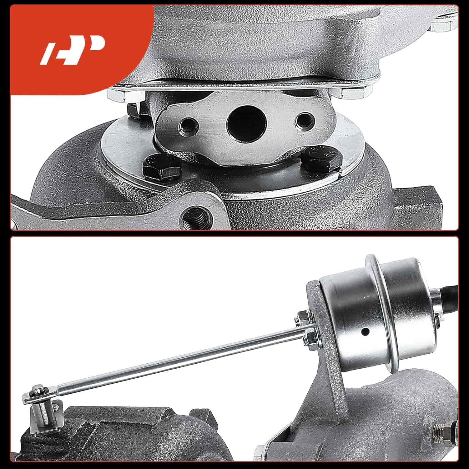 A-Premium Complete Turbo Turbocharger Kit, with Wastegate Actuator, Compatible with Isuzu NPR NQR 4HK1, GMC W3500/4500/5500 Forward & Chevy W3500/4500/5500 Tiltmaster, 2005-2009 5.2L Diesel