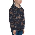 thumbnail image 3 of Fotbe Pig Farm Pattern Youth Pullover Hooded Sweatshirt, Boys Hoodie, Kangaroo Pocket Hoodie for Kids Girls -Small, 3 of 6