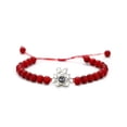 thumbnail image 2 of ZHAOCHENG Pulsera con proyección de huella de perro en turquesa blanca mate y negra "Te amo", ideal para regalos navideños, 2 of 5