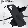 thumbnail image 3 of SHIYIBLD Shockproof Liquid Silicone Designed for iPhone 12 Case and iPhone 12 Pro Case Gel Rubber Full Body Protection Anti-Shock Cover Case Drop Protection 6.1inch-Black, 3 of 6
