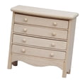 thumbnail image 2 of 1/12 Scale Dollhouse Vertical Storage Cabinet Bedroom Micro Landscape Solid Wood, 2 of 8