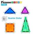thumbnail image 2 of PicassoTiles Juego de 61 Piezas de Baldosas Magnéticas Mini Diamantes, 2 of 5