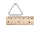 thumbnail image 5 of Uxcell Triangle Ring Buckle 30mm Inner Width Zinc Alloy Electroplated Foggy Silver 10 Pack, 5 of 5
