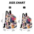 thumbnail image 2 of FORMRS Mini Backpack Purse for Women Travel Daypack Casual Shoulder Bag, Flowers Pattern Style, 2 of 7