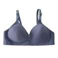 thumbnail image 2 of Women Bras Women's Daily Adjustable Underwear Gathered Thin Bra No Underwire 38-44, 2 of 7
