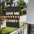 thumbnail image 4 of XMXY Give Me Candy Scary Ghost Garden Flags Double Sided,Farmhouse Holiday Yard Outdoor Sign Decor Flag, 28"x40" inch, 4 of 8