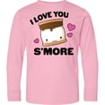 thumbnail image 3 of Inktastic Valentines Day I Love You S'more with Pink Hearts Long Sleeve Youth T-Shirt, 3 of 5