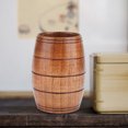 thumbnail image 4 of Taza de madera, taza de madera clásica natural para el hogar, taza de té de madera, funcionalidad de alta precisión, 4 of 9
