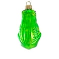 thumbnail image 3 of Larry Fraga Designs Classic Frog - 1 Ornament 3.25 Inch, Glass - Green Lake Croaking 5193 Plain, 3 of 3
