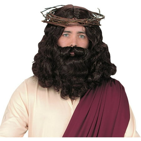 Halloween Adult Jesus with Wig and Beard Set
