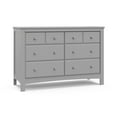 thumbnail image 3 of Graco Benton 6 Drawer Nursery Double Dresser, Pebble Gray, 3 of 8