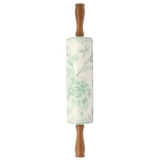 The Pioneer Woman Olive Wood 19.5-inch Rolling Pin - Walmart.com Pioneer Woman Rolling Pin Olive Wood With Handles 19.5 Inch Solid Natural Wood main image 2