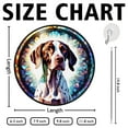 thumbnail image 3 of 89Bloom English Pointer Window Hanging Stained Glass, English Pointer Suncatchers for Windows Stained Glass, Stained Glass Dog suncatcher, Dog Stained Glass, 3 of 8