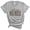 Grey, variant on Med-Surg Nurse Leopard Print Shirt Unisex Large White