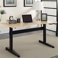 thumbnail image 6 of Pemberly Row Modern Metal Adjustable Long Standing Desk in Black, 6 of 8