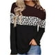 thumbnail image 2 of Puntoco mujeres manga larga hombro fuera del hombro correa cruzada Plaid Color bloque tops blusa túnica tops Puntoco Puntoco-5426, 2 of 6