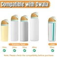 thumbnail image 2 of Replacement Lid Compatible with Owala Freesip, One Button Water Bottle Top Replacement Cap No Leakage Replacement Accessory Compatible with Owala Cup 16oz 24oz 32oz 40oz, 2 of 12
