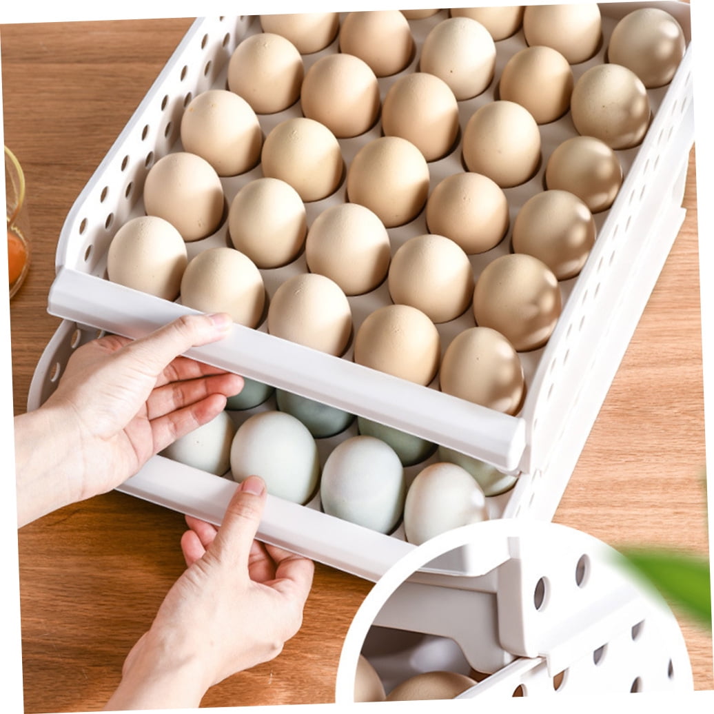 UPKOCH Shatterproof Egg Tray Kitchen Egg Holder Plastic for Egg Protection 1 Set