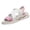 Pink, variant on Womens Orthopedic Walking Sandals Comfortable Plantar Fasciitis Arch Support with Ultra lightweight Adjustable Strap Sandals for Summer Beach Black 9