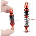 thumbnail image 3 of RCLions RC Shock Absorber Kit 80mm Cantilever Suspension Upgrade Parts 1/10 Crawler Car Red Black, 3 of 9