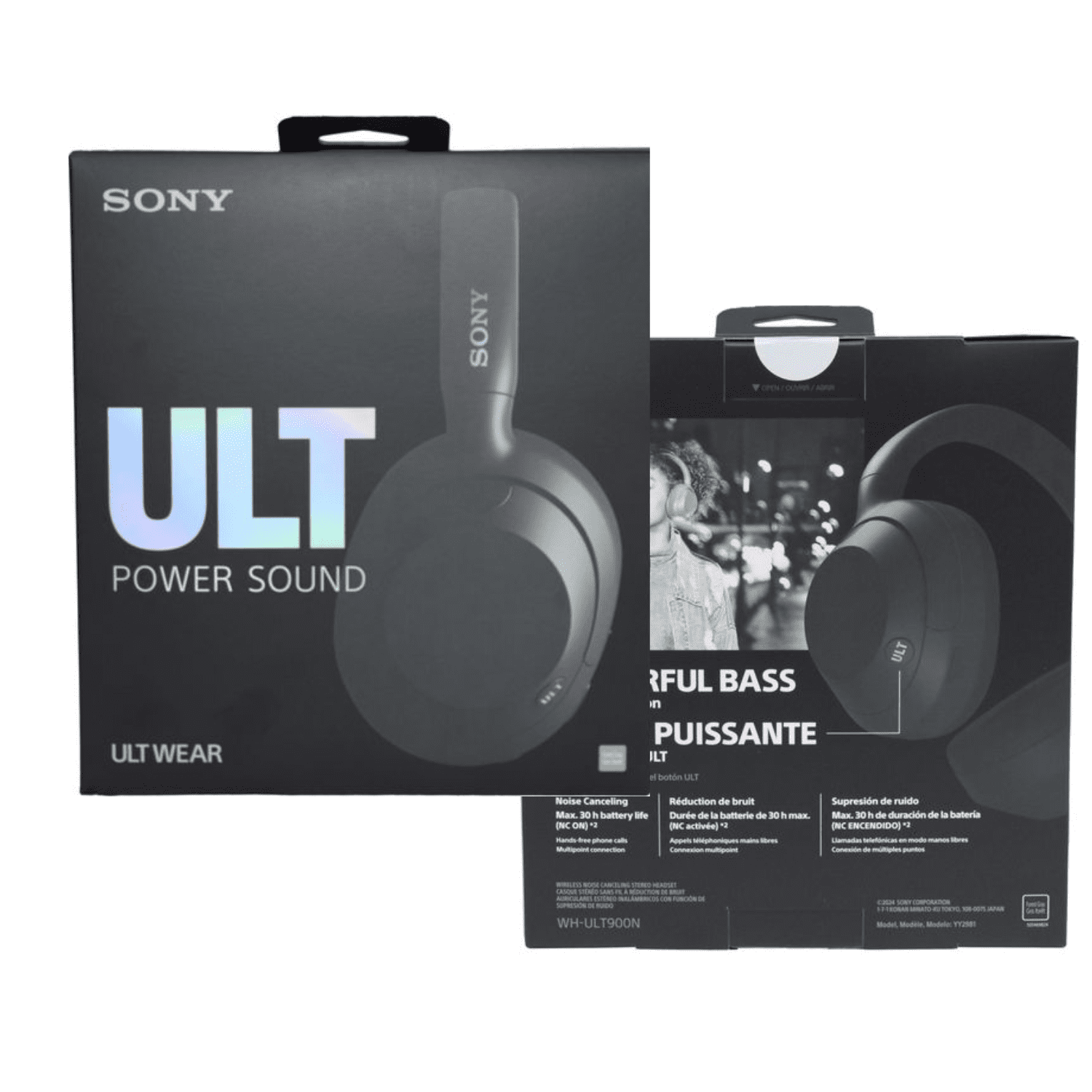ULT WEAR 900N Wireless Noise Canceling Bluetooth Headphones, Forest Gray - YY2981