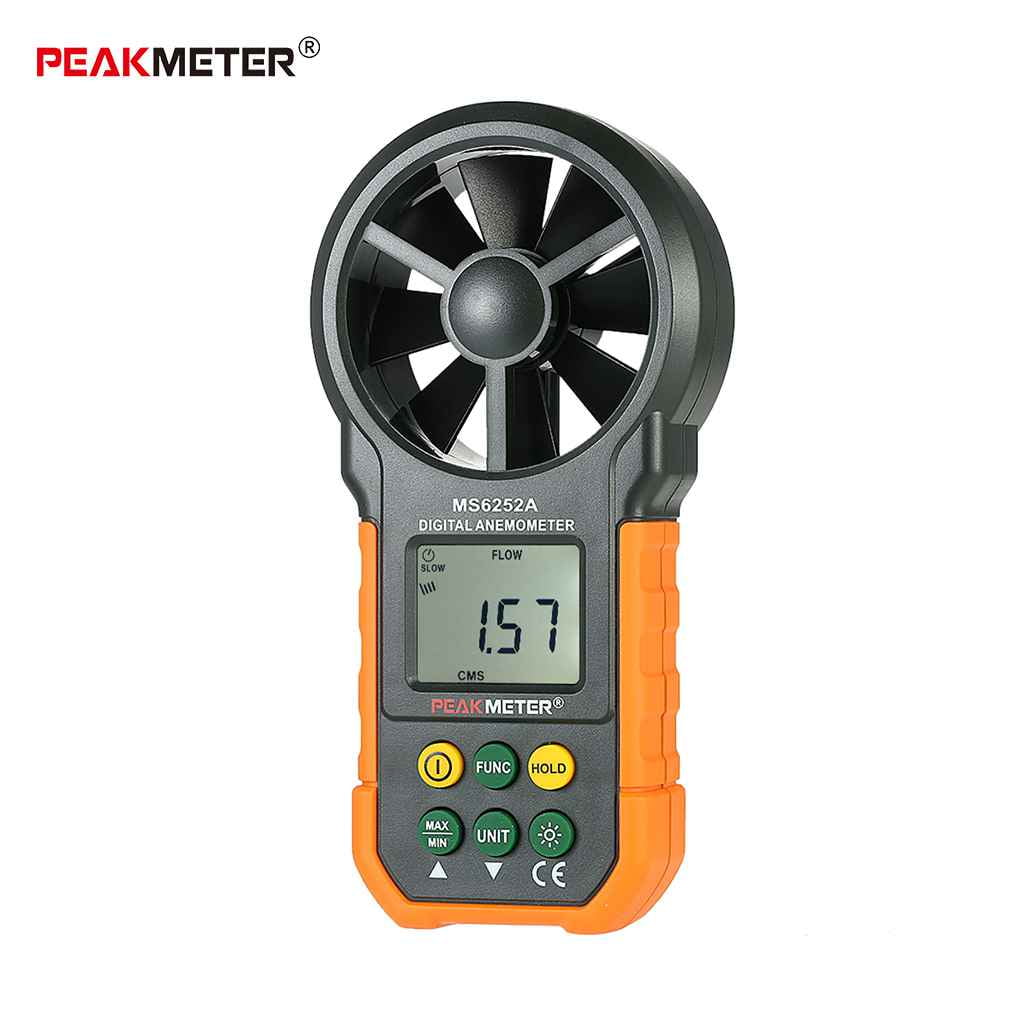 EAKMETER MS6252A Handheld LCD Backlight Digital Anemometer Multi-Unit Switching Functions... by