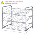thumbnail image 4 of Can Organizer for Pantry Stackable 2 Pack Can Storage Organizer Rack Stacking Can Dispensers Small Space Holds up to 36 Cans for Pantry Kitchen Cabinet- Silver, 4 of 7