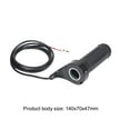 thumbnail image 4 of 24V 36V 48V 3 Cable Hall Twist Throttle Grip Gobernador de velocidad del vehículo eléctrico, 4 of 6