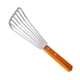 thumbnail image 1 of Espátula De Cocina De Acero Inoxidable De 28 Cm / 11 Pulgadas Con Mango De Madera Afinador Multifuncional Para Freír Herramienta Para Asar Pala Ranurada Para Bistec Bola De Masa Hervida De Pescado Yuarrent HA012841-00, 1 of 7